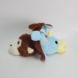 FlipaZoo Stuffed Animal Monkey - Blue Dragon Flip a Zoo Pillow Plush 16" Long